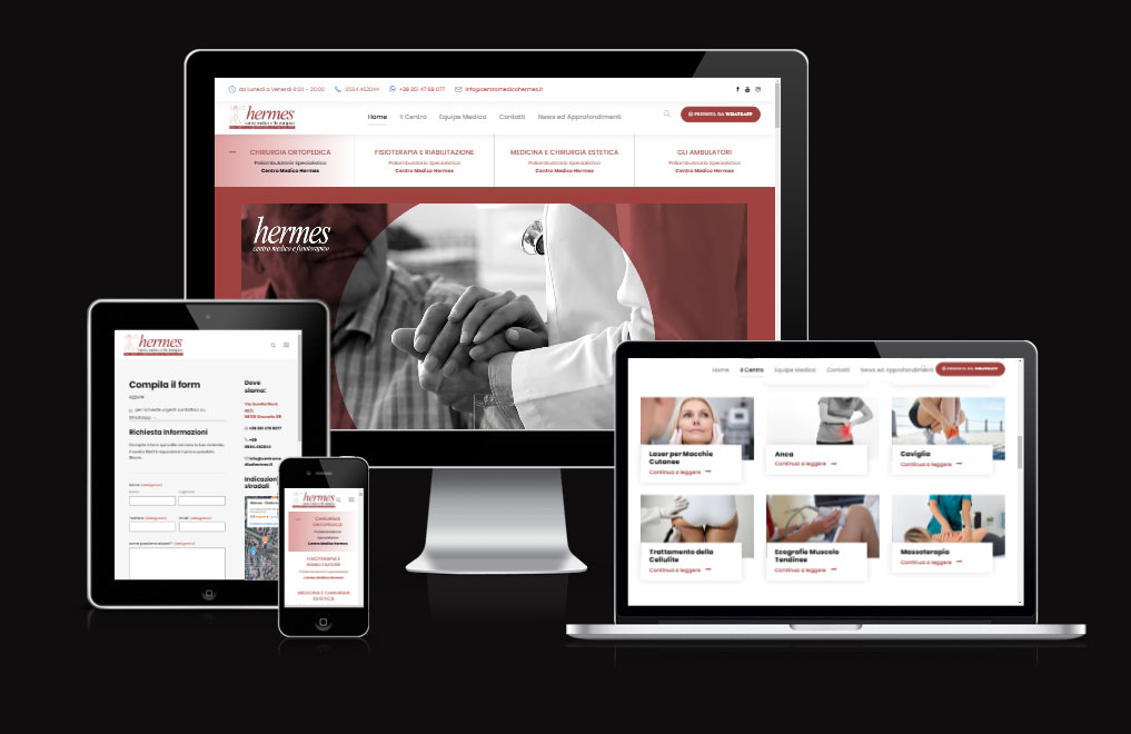 realizzazione sito web per centri medici - VULCANO COMUNICAZIONE - Web Agency GROSSETO