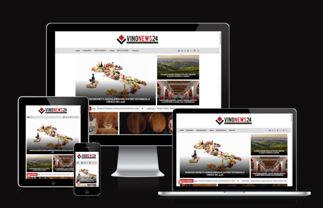 Realizzazione Magazine di informazione VinoNews24 - Vulcano Comunicazione Agenzia Web & Marketing