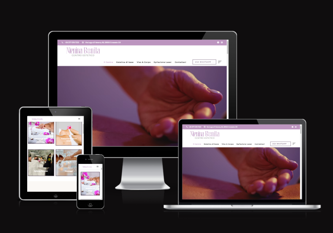 Realizzazione sito web per Centro Estetico a Grosseto -- Vulcano Comunicazione Agenzia Web & Marketing