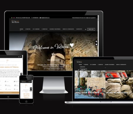 Sito web per Hotel San Lino Volterra