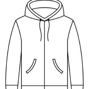 Felpa Personalizzata Uomo Donna Bicolor - Zip e Cappuccio - Studio grafico a Grosseto - Vulcano comunicazione