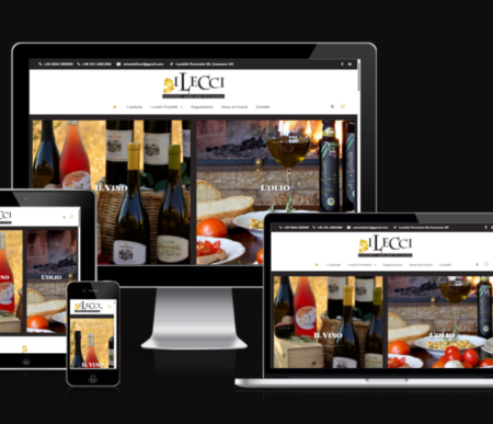 Realizzazione Sito Web per Azienda Vitivinicola I Lecci - Scansano - Web Agency a Grosseto Vulcano Comunicazione