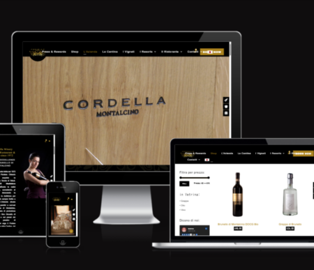 Realizzazione sito per Azienda Vitivinicola di Maddalena Cordella Montalcino - Web Agency Vulcano Comunicazione
