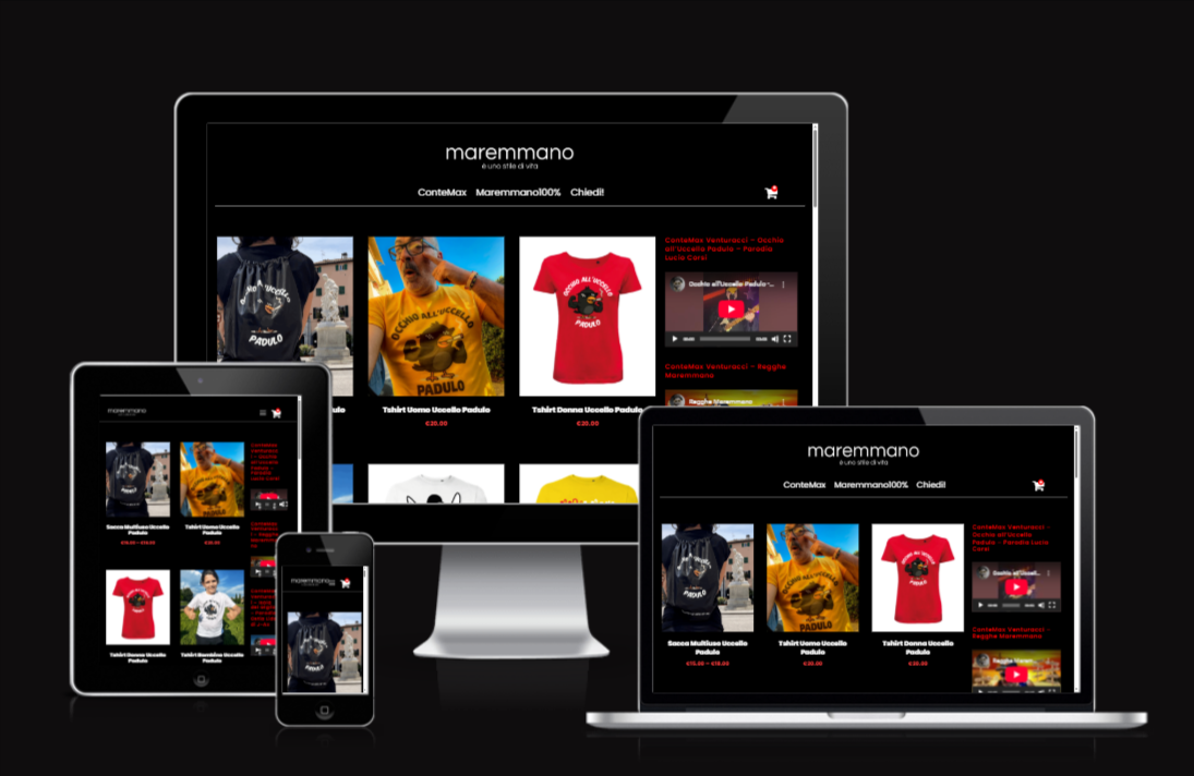 Realizzazione E-Commerce per Abbigliamento Maremmano.shop - by Vulcano Comunicazione
