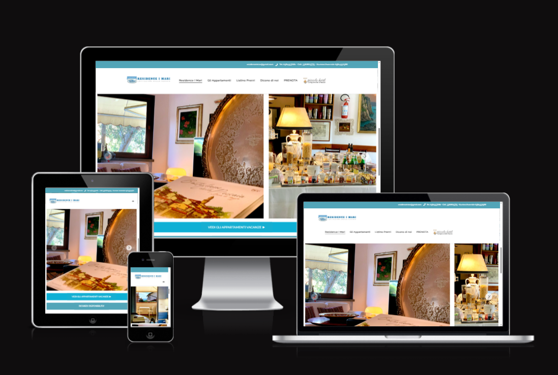 Realizzazione sito web per Residence a Castiglione della Pescaia Grosseto Web Agency Vulcano Comunicazione